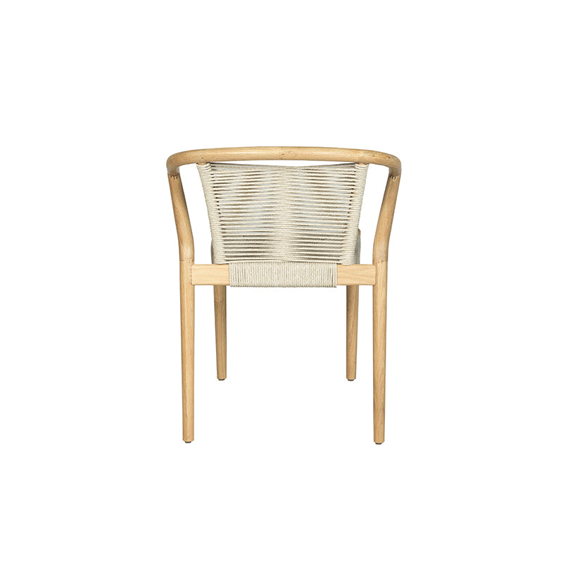 InOut Living Nara Dining Chair NA02 – Olieret Eg & Flettet Reb