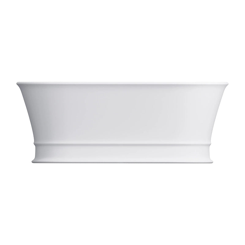Omnires Classica M+ Fritstående Badekar 160x79 – Mat Hvid