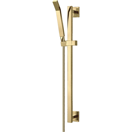 Omnires Iguacu Brusesæt – Sliding Shower Set med Håndbruser poleret guld