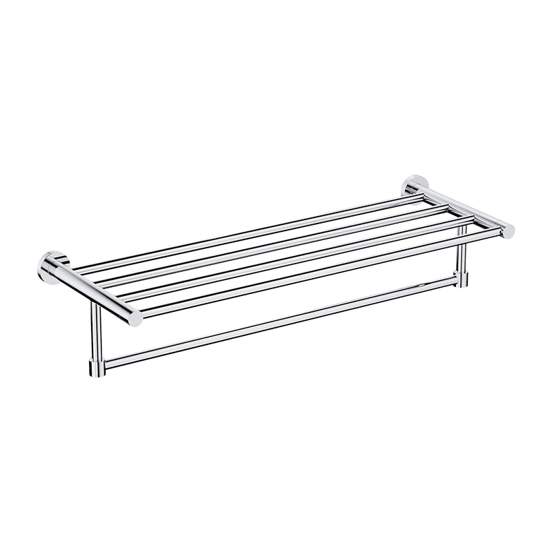 Omnires Modern Project Håndklædehylde – Forkromet Messing (60 cm)