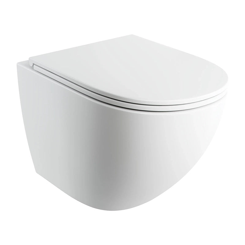 Omnires Ottawa Comfort – Væghængt Toilet i Mathvid med softclosesæde og Silent Power™