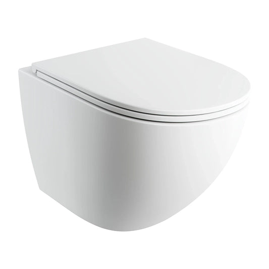 Omnires Ottawa Comfort – Væghængt Toilet i Mathvid med softclosesæde og Silent Power™
