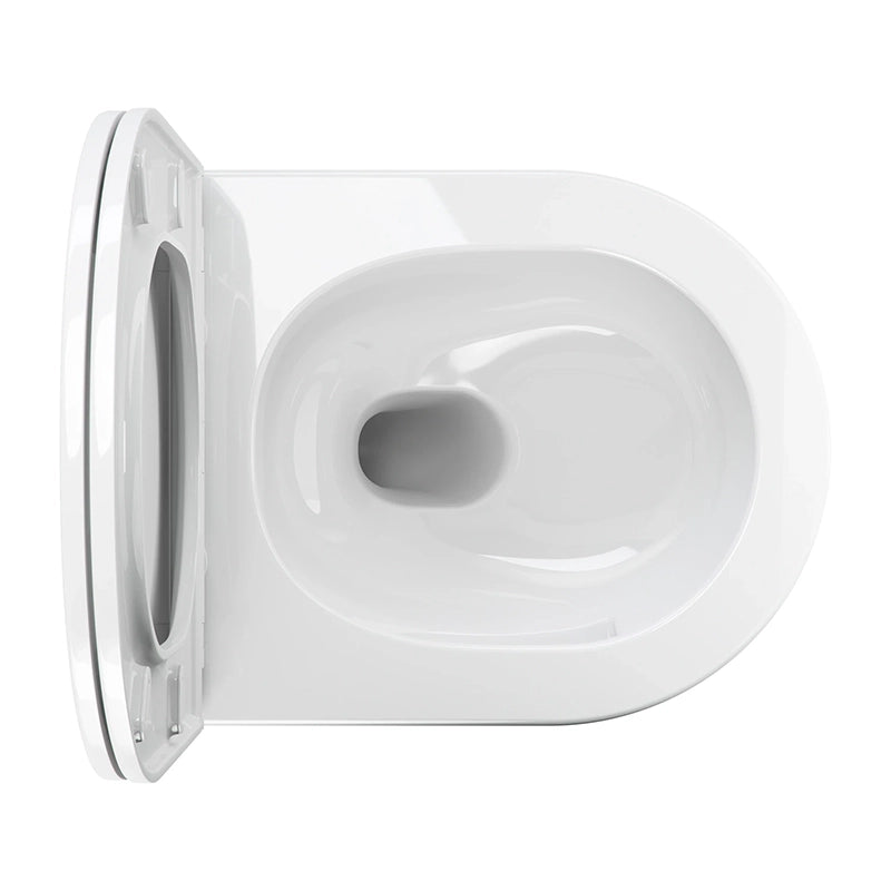 Omnires OTTAWA Væghængt Toilet – Rimless m/Soft-Close Sæde, Blank Hvid