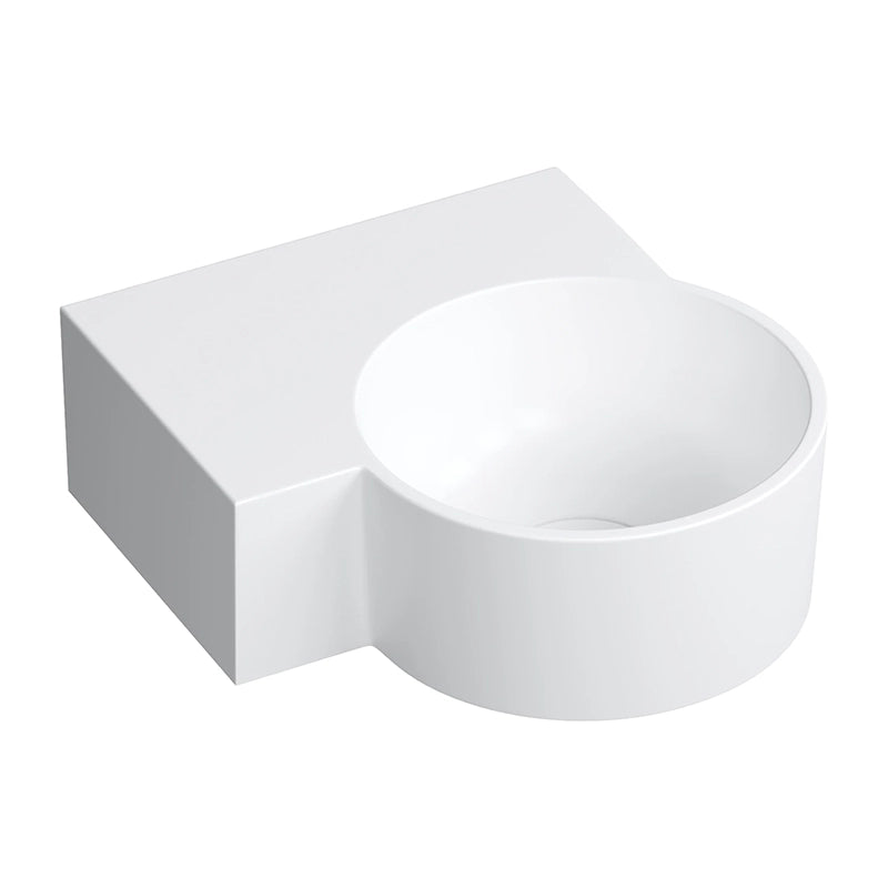 Ovo M+ Håndvask 33x34 cm Venstre | Top- & væghængt design - Flere farver