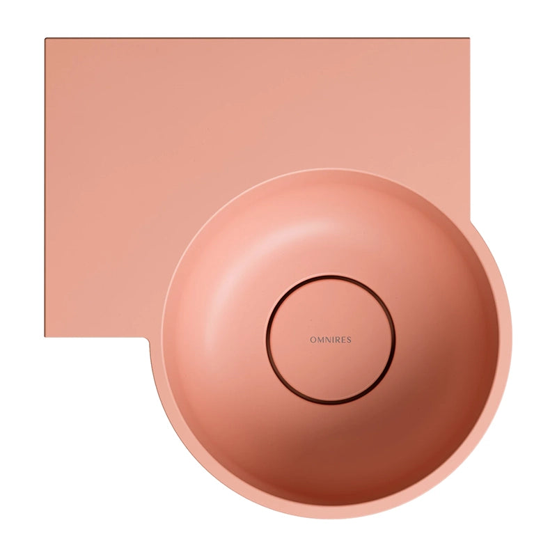 Ovo M+ Håndvask 33x34 cm Venstre | Top- & væghængt design - Flere farver