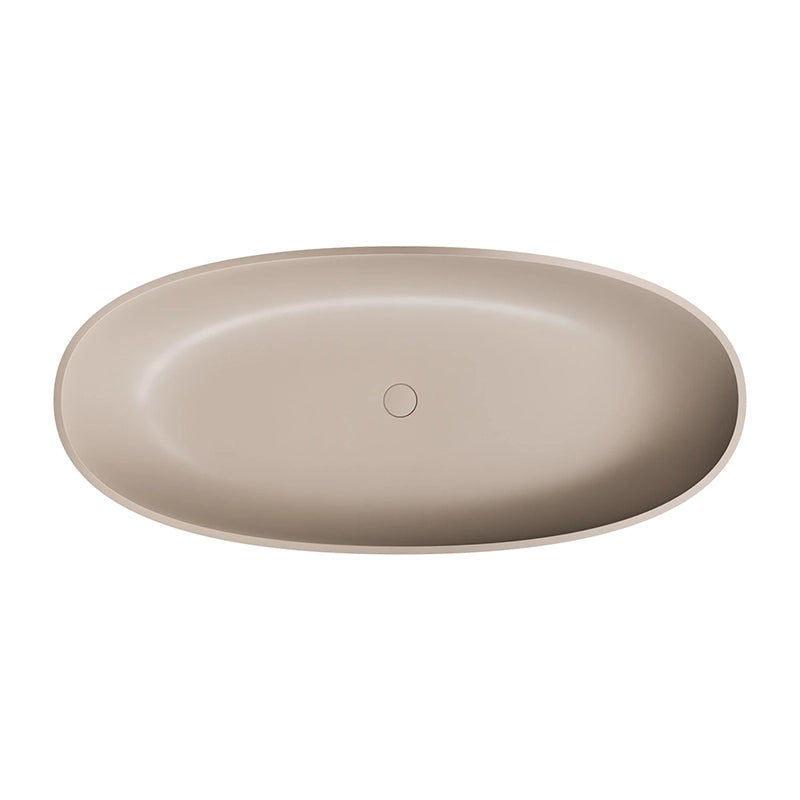 Omnires Shell M+ Fritstående Badekar 175x78 cm – Moderne Komposit