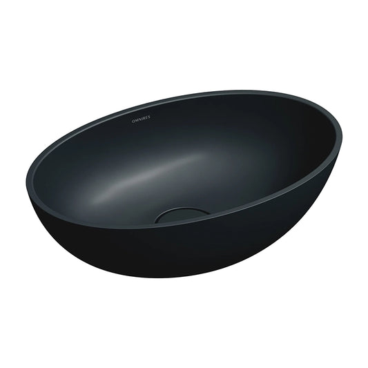 Shell M+ 50x32cm håndvask i matsort lava