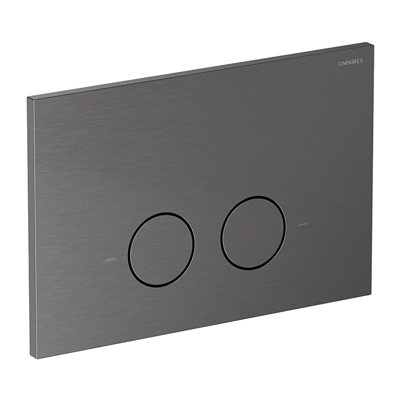 Omnires Eco Flush Set – Indbygningscisterne med Eksklusiv Steel-R45 Trykplade