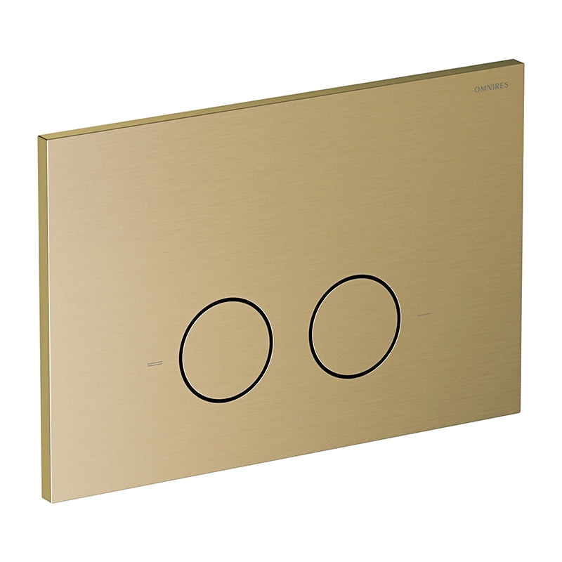 Omnires Eco Flush Set – Indbygningscisterne med Eksklusiv Steel-R45 Trykplade