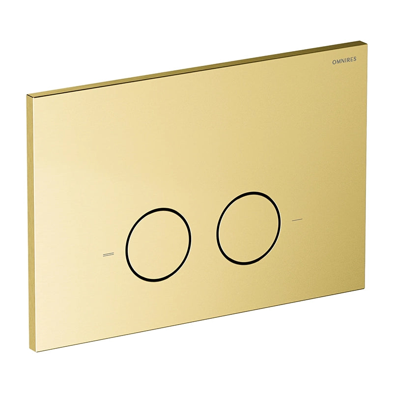 Omnires Eco Flush Set – Indbygningscisterne med Eksklusiv Steel-R45 Trykplade