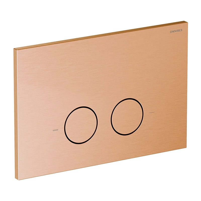 Omnires Eco Flush Set – Indbygningscisterne med Eksklusiv Steel-R45 Trykplade