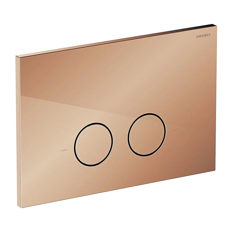 Omnires Eco Flush Set – Indbygningscisterne med Eksklusiv Steel-R45 Trykplade