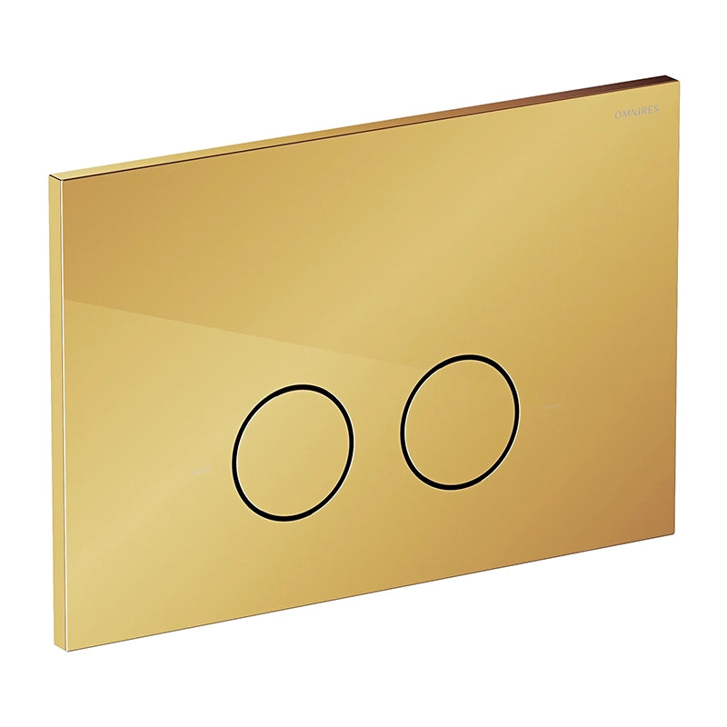 Omnires Eco Flush Set – Indbygningscisterne med Eksklusiv Steel-R45 Trykplade
