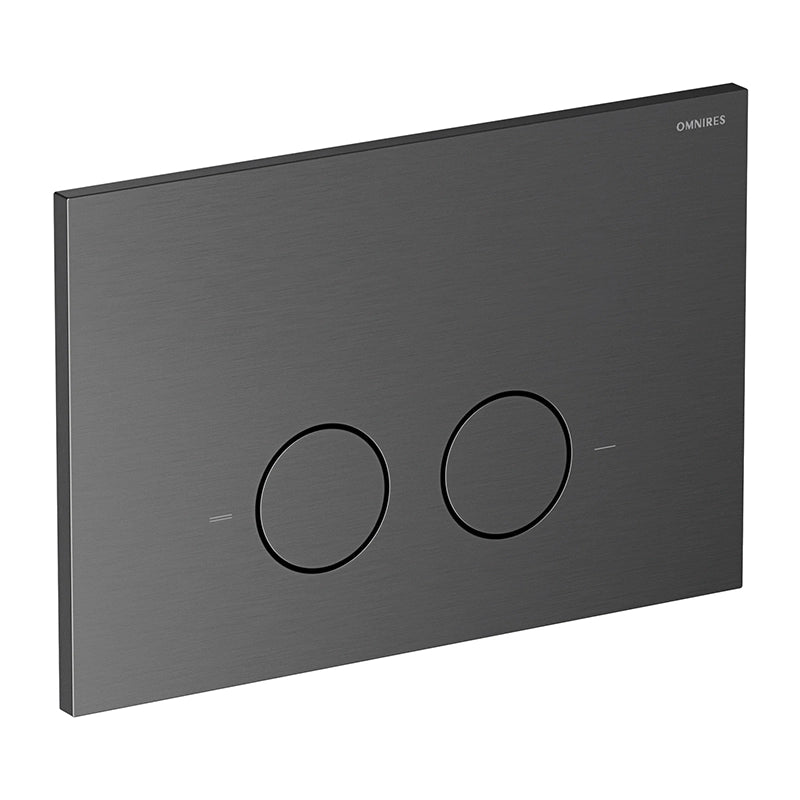 Omnires Eco Flush Set – Indbygningscisterne med Eksklusiv Steel-R45 Trykplade