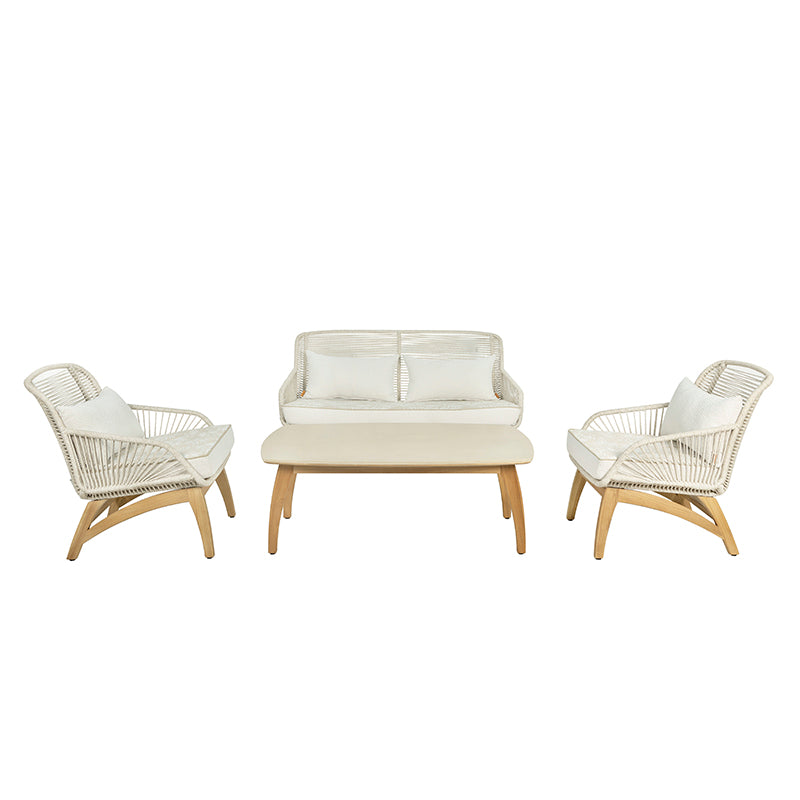 InOut Living Portofino Sofa Lounge Sæt – FSC Teak & Superstone