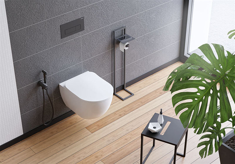Deante Peony Væghængt Toiletskål inkl. Softclose-sæde - 3 farve varianter
