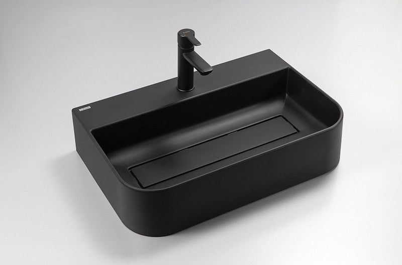 Arnika Granit Håndvask topmonteret 505mm - flere farver