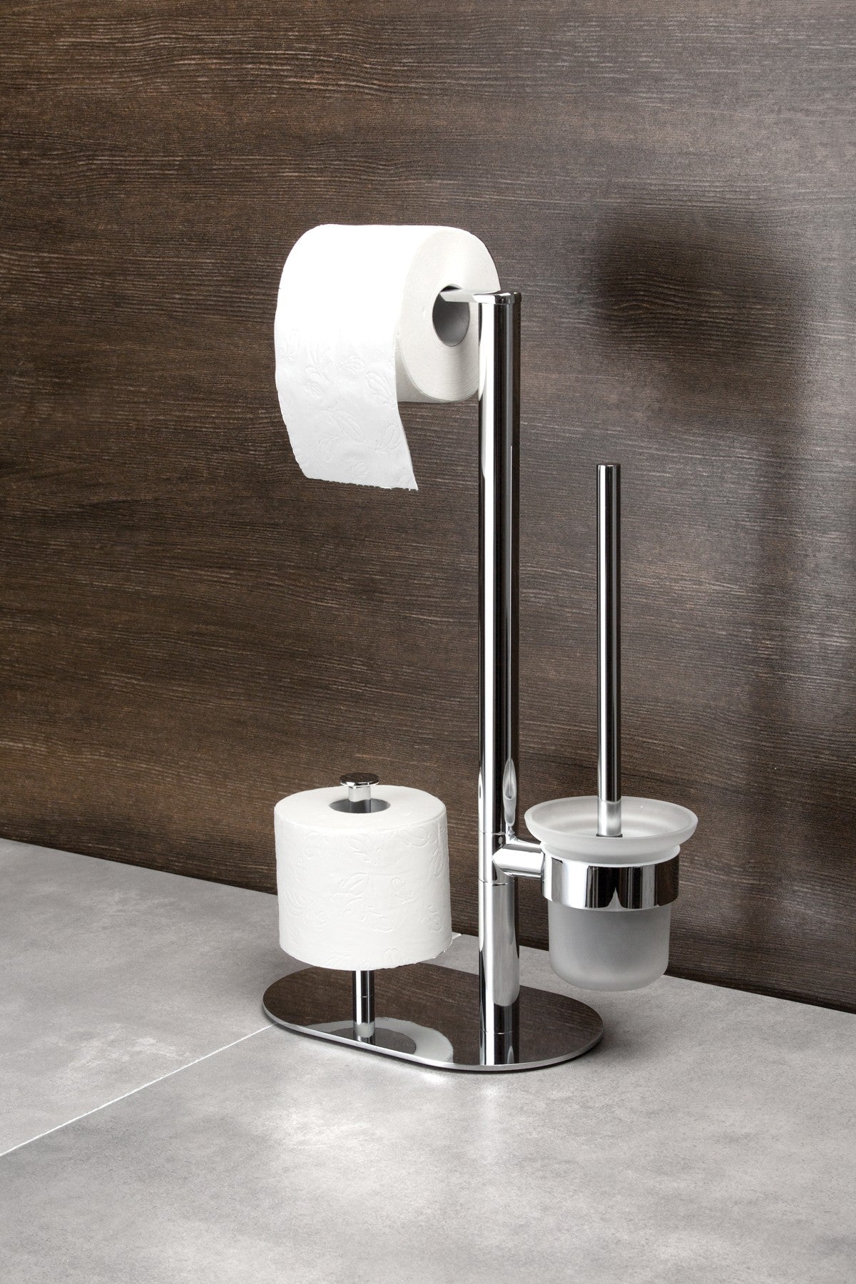 Round Toilet Garniture 3i1 - Flere farver