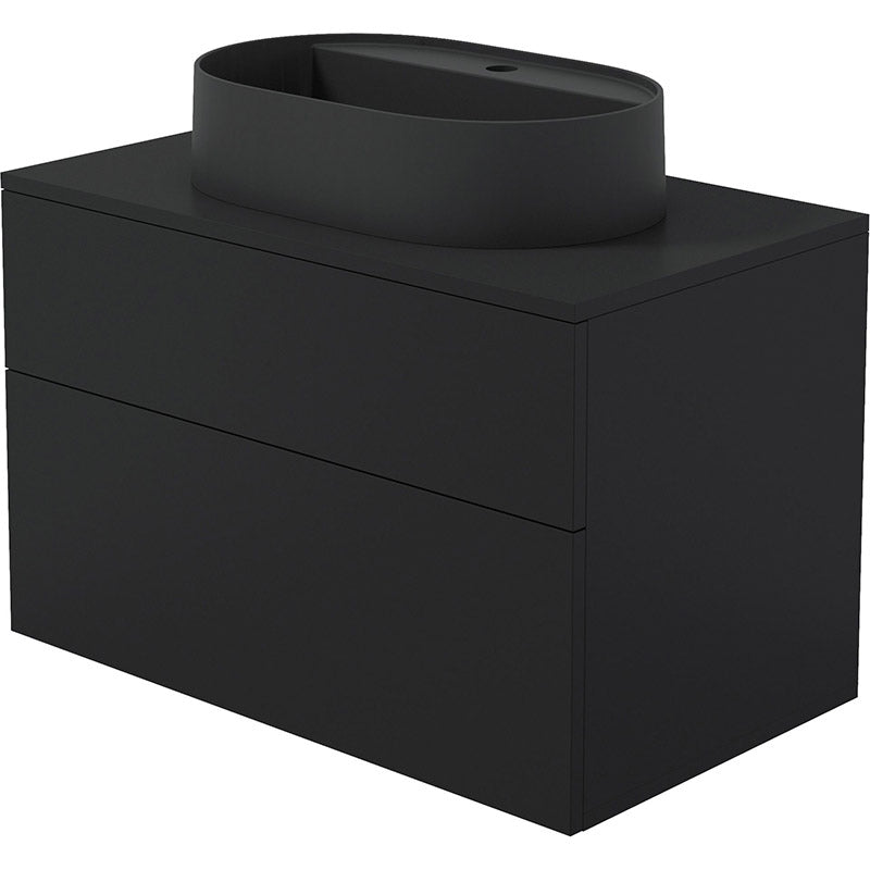 Prizma Baderumsmøbel med granit vask med hanehul