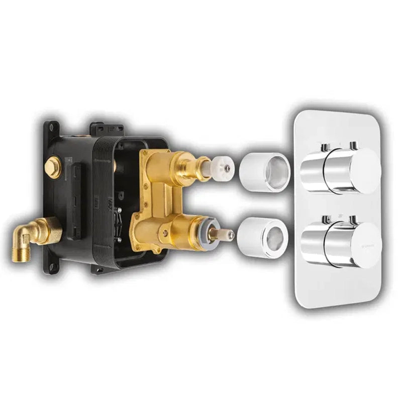 Termostat indbygnings brusesystem - Flere farver