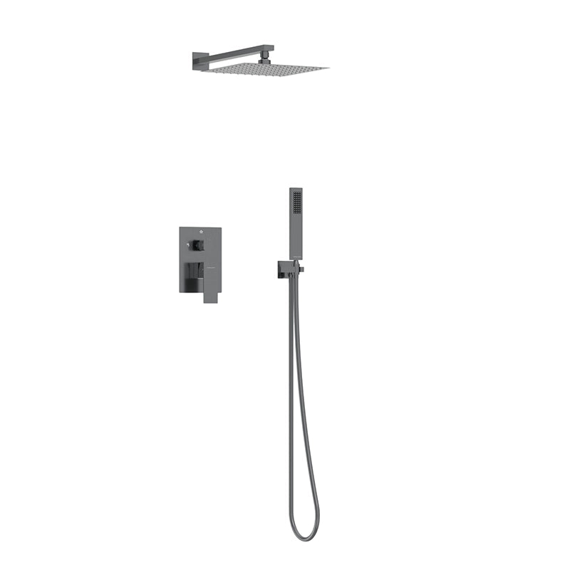 Balneo Cascade 3 Indbygningsbruser | Kvadratisk Design i 7 Farver