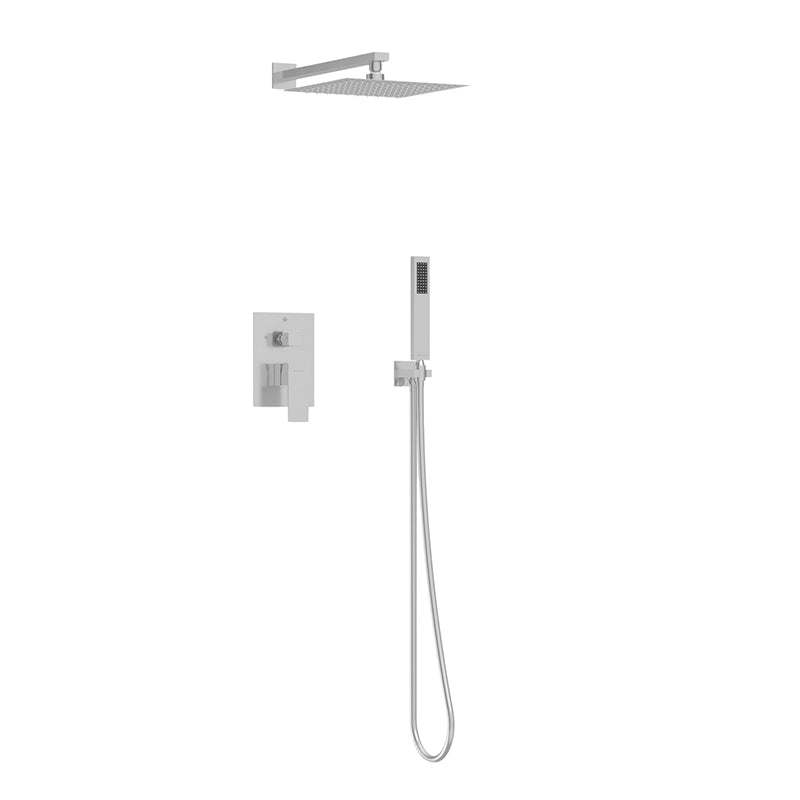 Balneo Cascade 3 Indbygningsbruser | Kvadratisk Design i 7 Farver