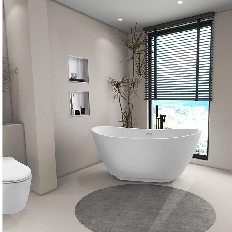 Balneo PARMA Fritstående Badekar | 170x72 cm | 6 Elegante Farver