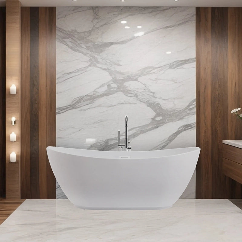 Balneo PARMA Fritstående Badekar | 170x72 cm | 6 Elegante Farver