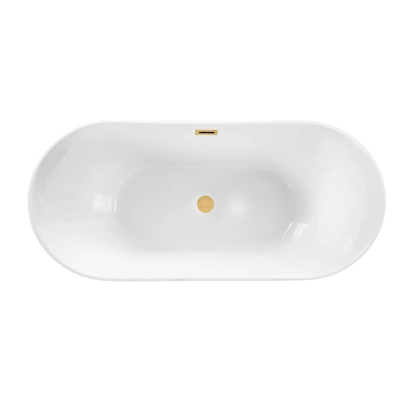 Balneo PARMA Fritstående Badekar | 170x72 cm | 6 Elegante Farver