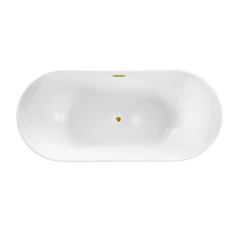 Balneo PARMA Fritstående Badekar | 170x72 cm | 6 Elegante Farver