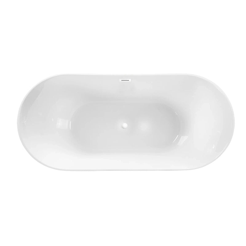 Balneo PARMA Fritstående Badekar | 170x72 cm | 6 Elegante Farver