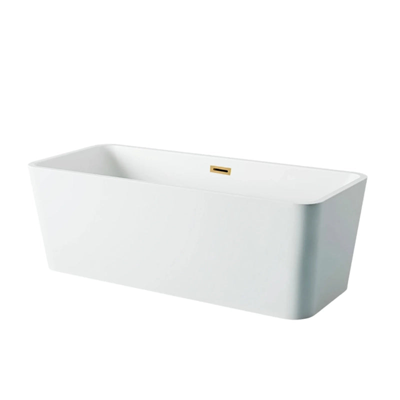Balneo ROMA Fritstående Badekar – 170 x 80 cm i eksklusiv finish