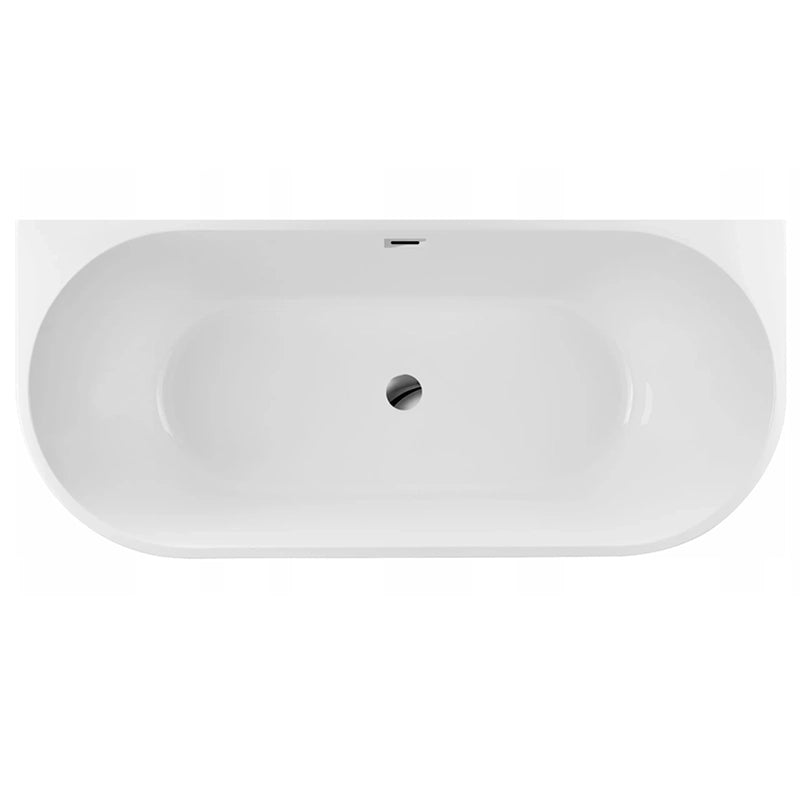 Balneo VIVA Back-to-Wall Badekar | 150x75 cm | 6 Afløbsfarver