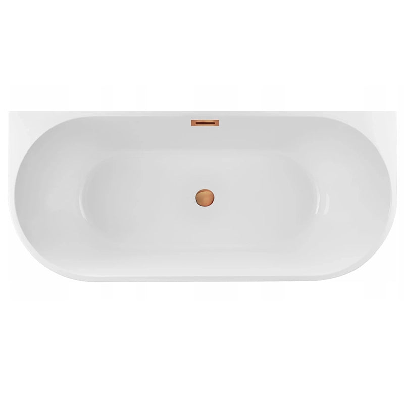 Balneo VIVA Back-to-Wall Badekar | 150x75 cm | 6 Afløbsfarver