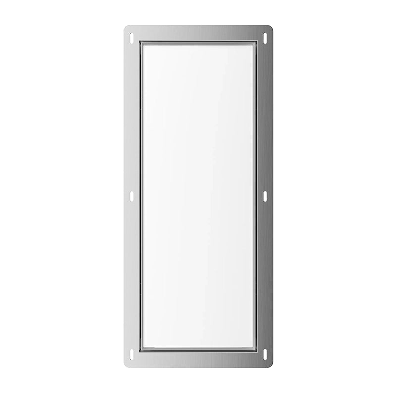 Balneo Wall-Box Brush “S” Left – Indbygget Toiletbørsteskab i Hvidt Glas