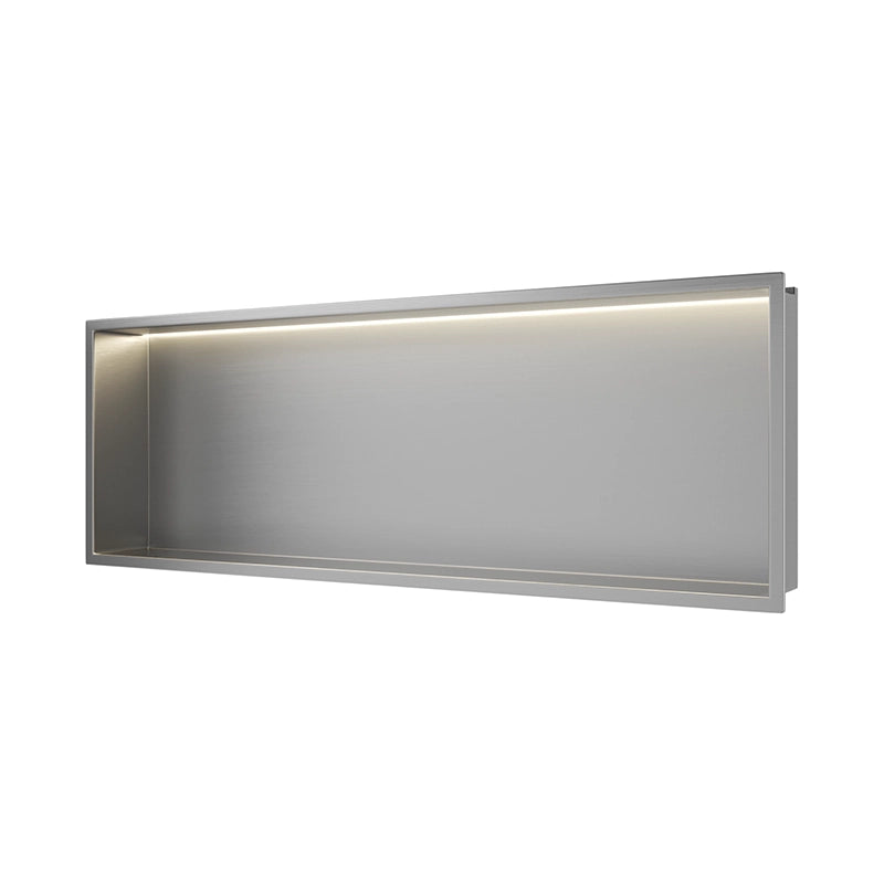 Balneo Wall-Box LED | Indbygningshylde 90x30 | Integreret Lys