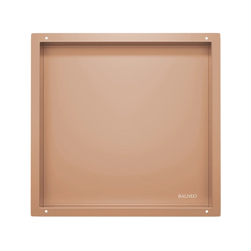 Balneo Wall-Box No Rim – Indbygningshylde uden synlig kant (30x30x10 cm)