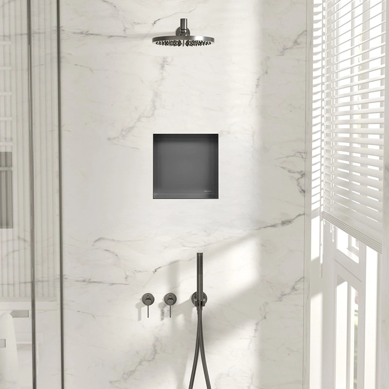 Balneo Wall-Box No Rim – Indbygningshylde uden synlig kant (30x30x10 cm)