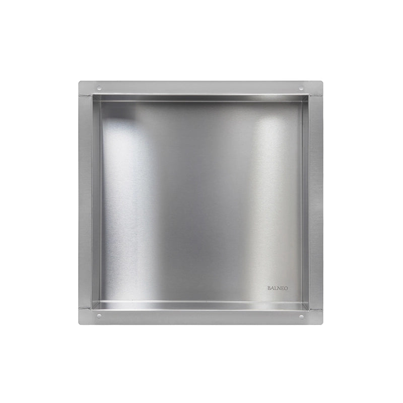 Balneo Wall-Box No Rim – Indbygningshylde uden synlig kant (30x30x10 cm)