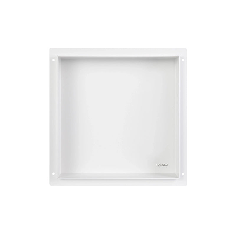 Balneo Wall-Box No Rim – Indbygningshylde uden kant (30x30x7 cm)