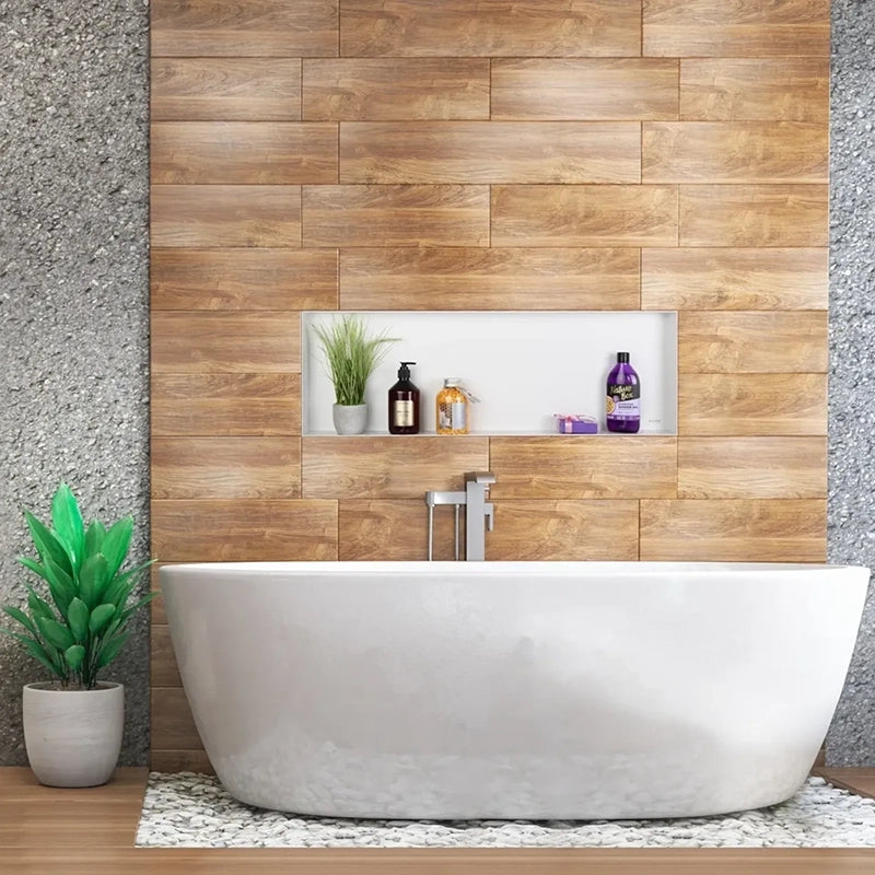 Balneo Wall-Box No Rim – Indbygningshylde uden synlig kant (60x30x10 cm)
