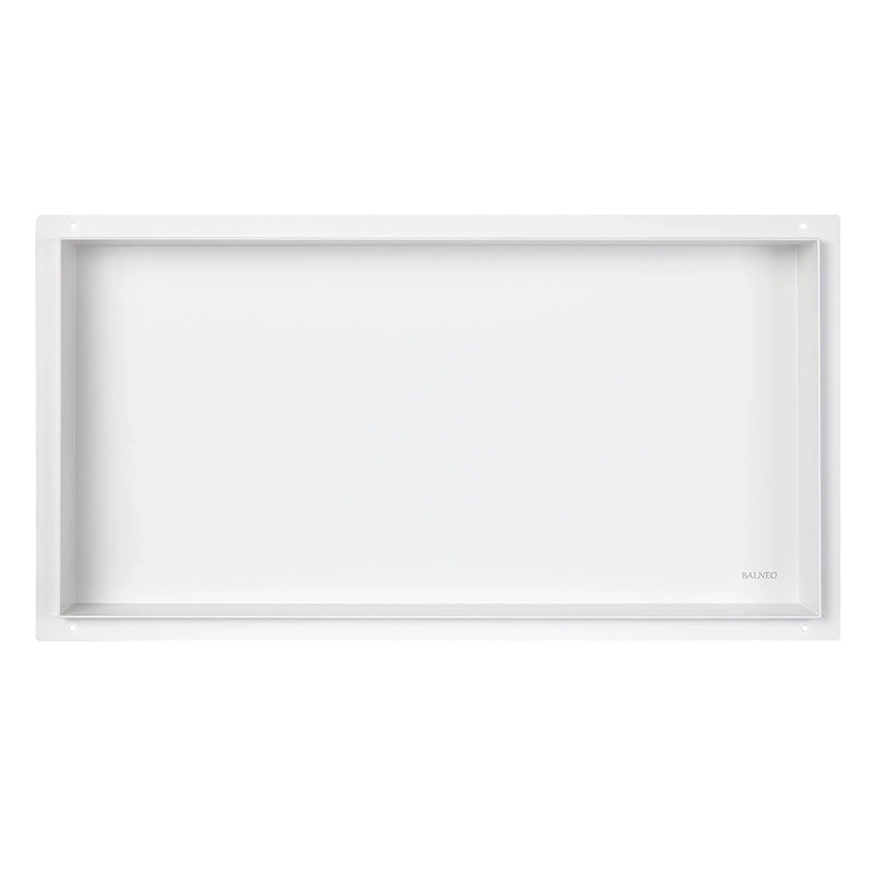 Balneo Wall-Box No Rim – Indbygningshylde uden kant (60x30x7 cm)