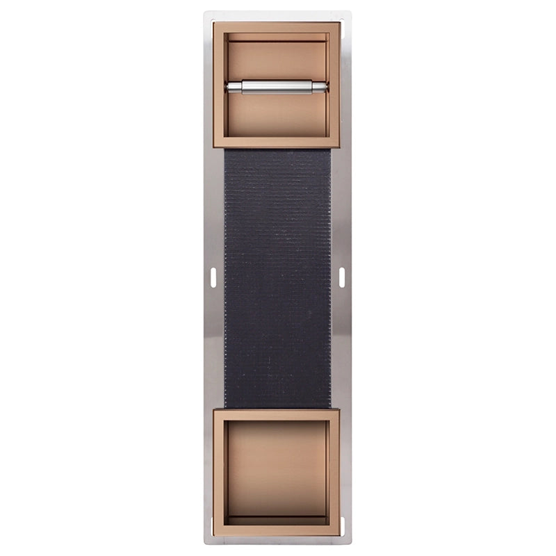 Balneo Wall-Box Paper 2 – Indbygget Toiletrulleholder med Opbevaring | 6 Farver
