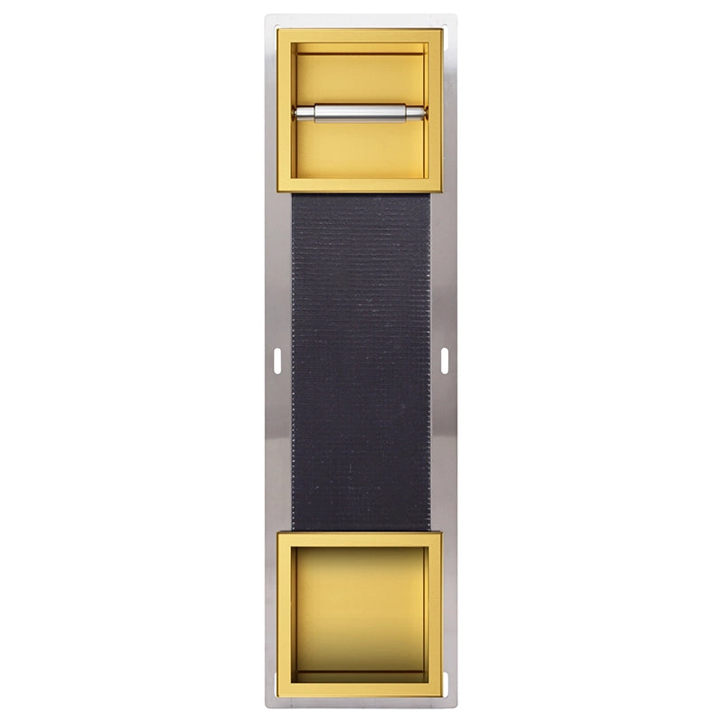 Balneo Wall-Box Paper 2 – Indbygget Toiletrulleholder med Opbevaring | 6 Farver