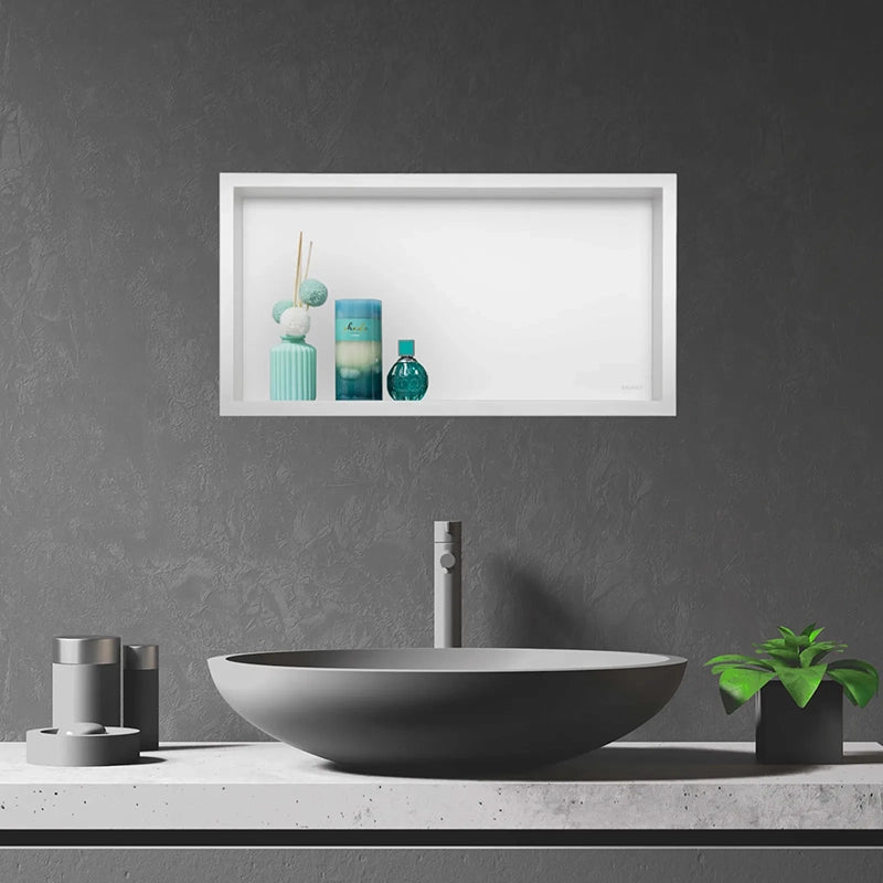 Balneo Wall-Box One | Indbygningshylde 60x30x10 | 6 Eksklusive Farver