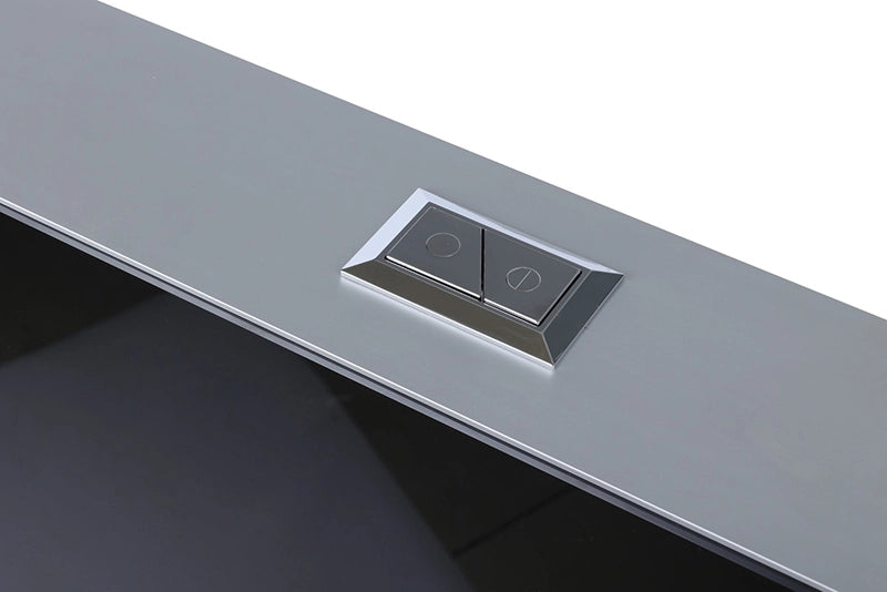 Balneo Fix-Frame Glass – Cisternemodul med Hærdet Glas - Hvid eller Sort
