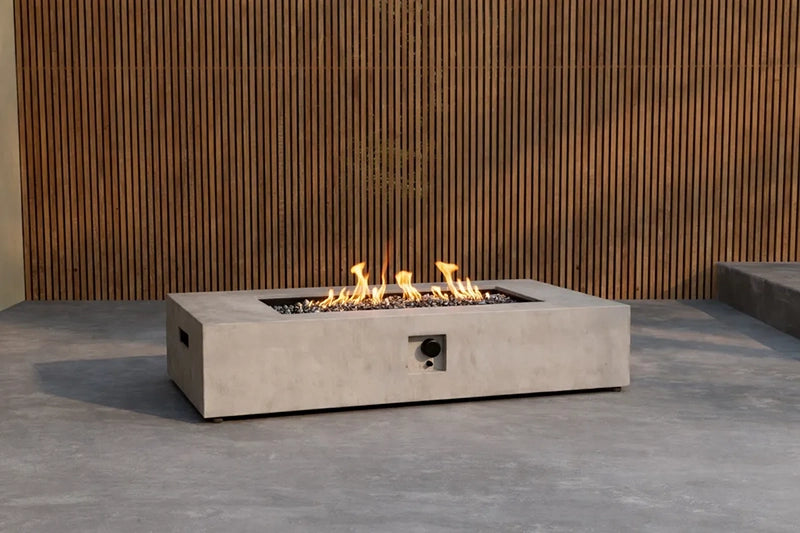 Kea Rektangulær Gas Ildbord (137x68x30 cm) – Fibercement