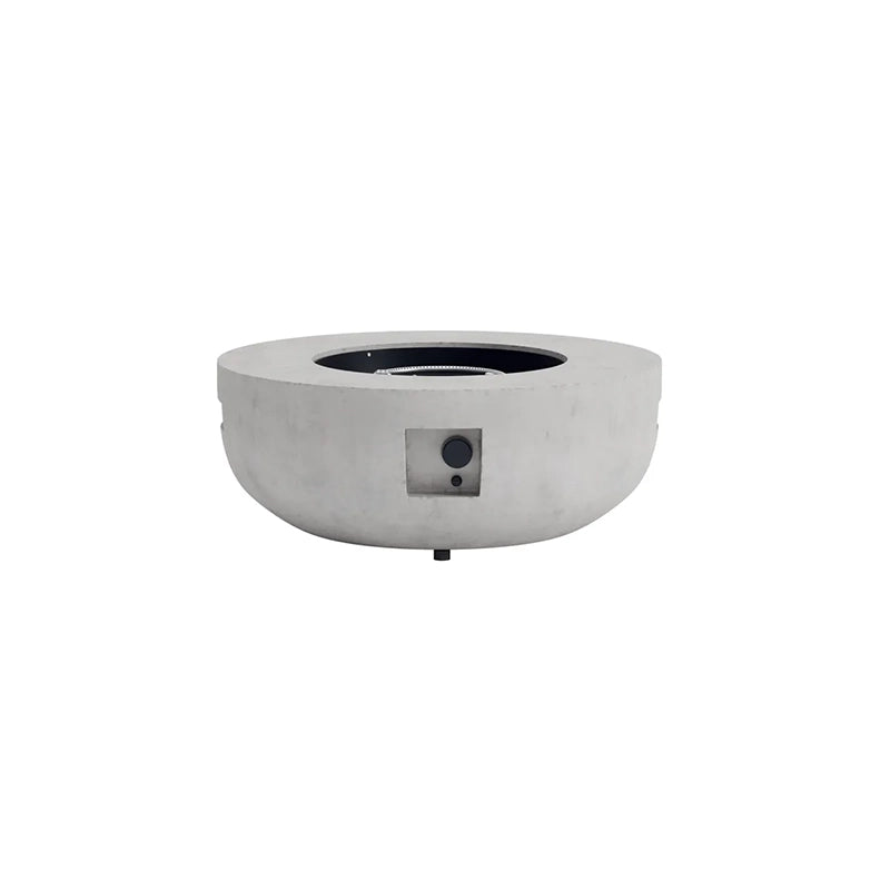 Kea Rund Gas Ildbord ⌀91 cm – Grå Fibercement