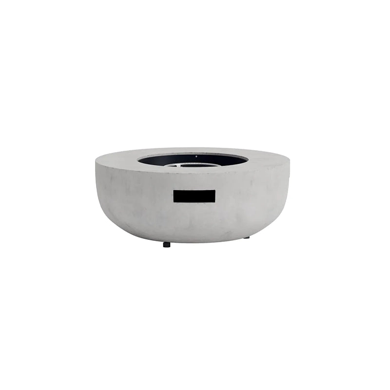 Kea Rund Gas Ildbord ⌀91 cm – Grå Fibercement