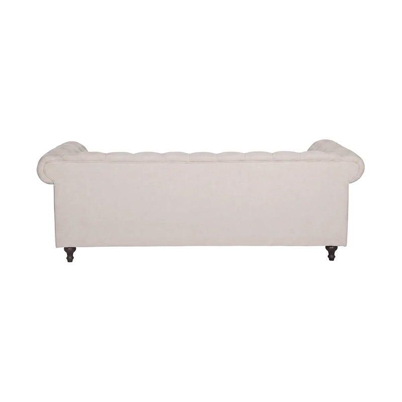 Velvet 3 personers sofa - Beige Chesterfield Design
